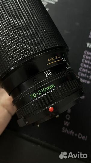 Canon fd 70-210mm f4