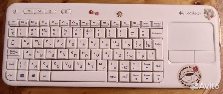 Клавиатура Logitech Wireless Touch Keyboard K400