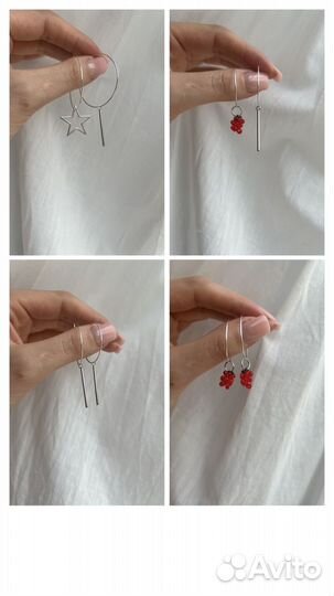 Серьги трансформеры