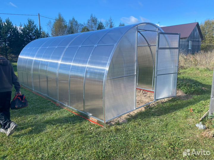 Теплица из поликарбоната d-1239