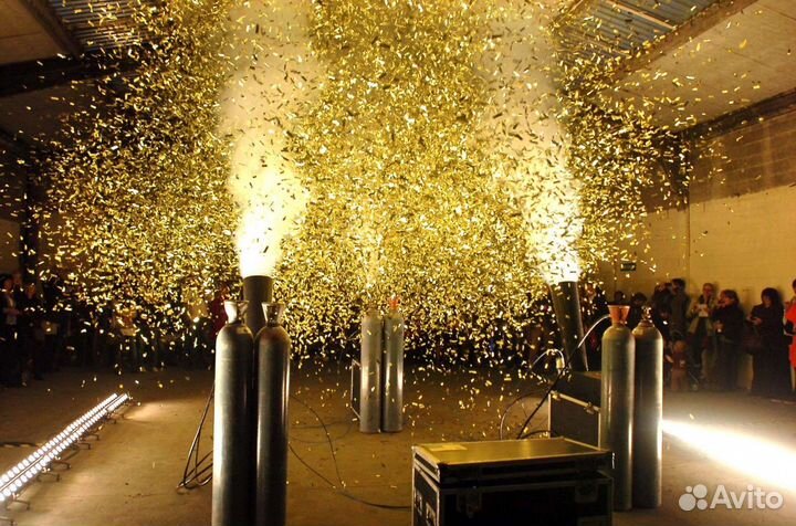 Аренда конфети пушки