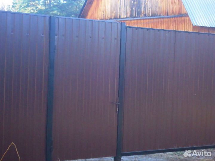 Забор из профнастила