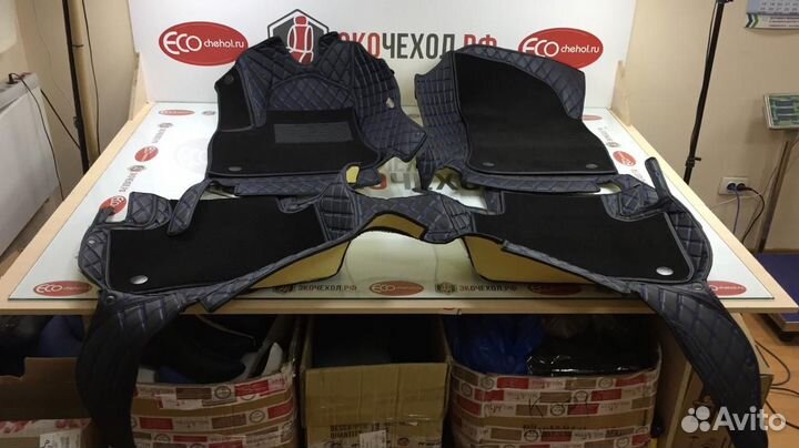 3D Коврики BMW X7 G07 2022 2021 2020 2019 Экокожа