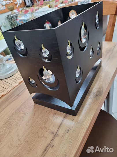 Настольная лампа с кристаллами