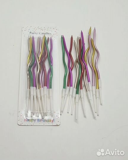 Свечи для торта (набор из 3 пачек)