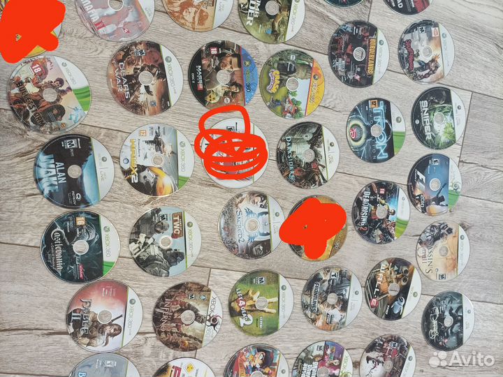 Диски на Xbox 360 прошитый