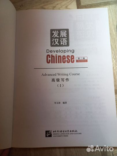 Developing chinese advanced китайский язык