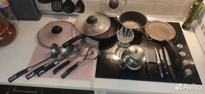 Кухонная Посуда сковороды заварник