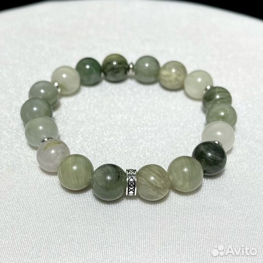 Браслеты из зеленого агата