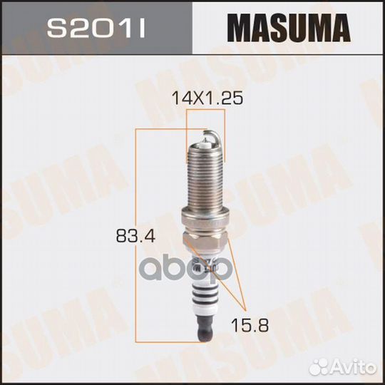Свеча зажигания masuma iridium (IKH20) S201I Ma