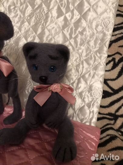 Игрушки валеные из шерсти