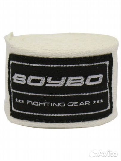 Бинты BoyBo хлопок-эластан, кмф (Черный, 4,5 м)