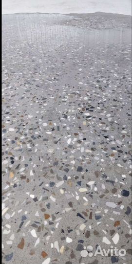 Шлифовка бетона камня мазайка