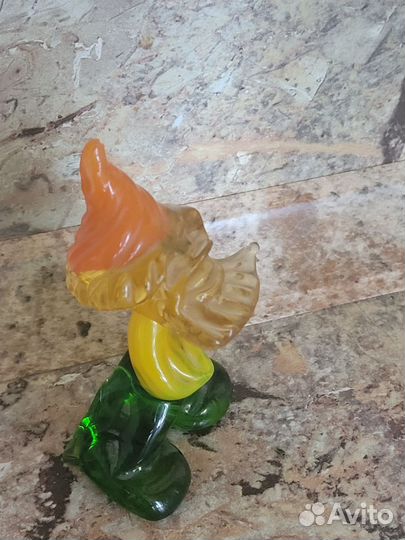 Фигурки цветное стекло СССР