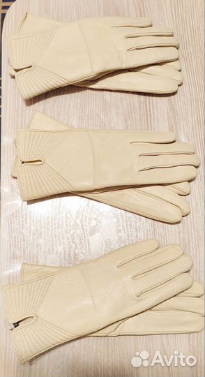Перчатки новые кожаные