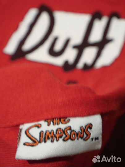 Футболка - duff beer - The Simpsons - винтаж ориги