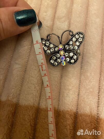 Бабочка перстень