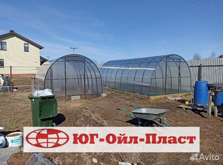 Теплица с установкой