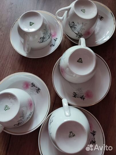 Чайный сервиз астры СССР