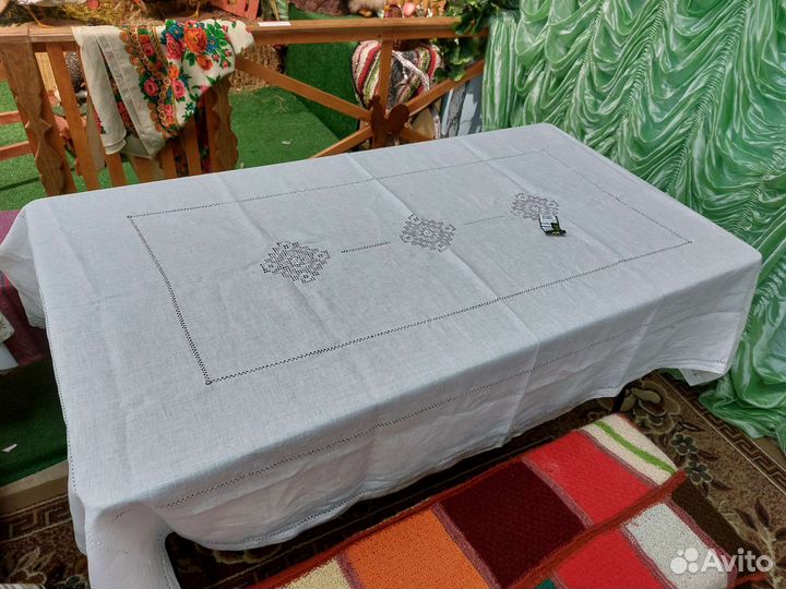 Скатерть льняная
