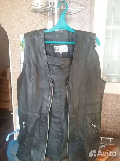 Комплект из натуральной кожи