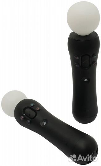 Два контроллера Sony Move Motion Controller Twin P