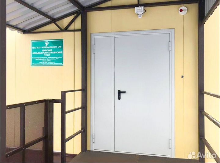 Двухстворчатые технические двери дорхан