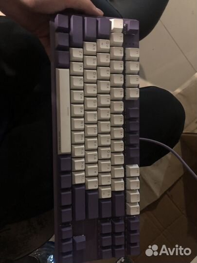 Red square keyrox tkl purple