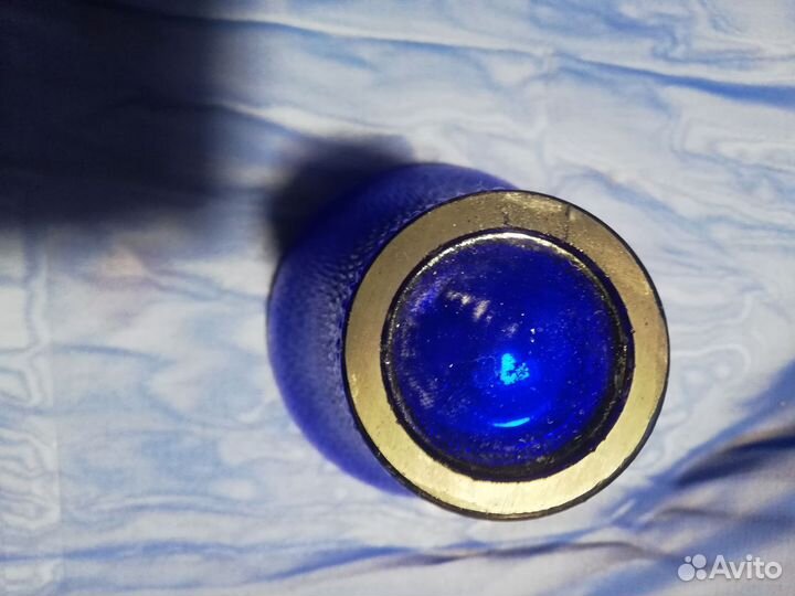 Маленькая вазочка, цветной хрусталь