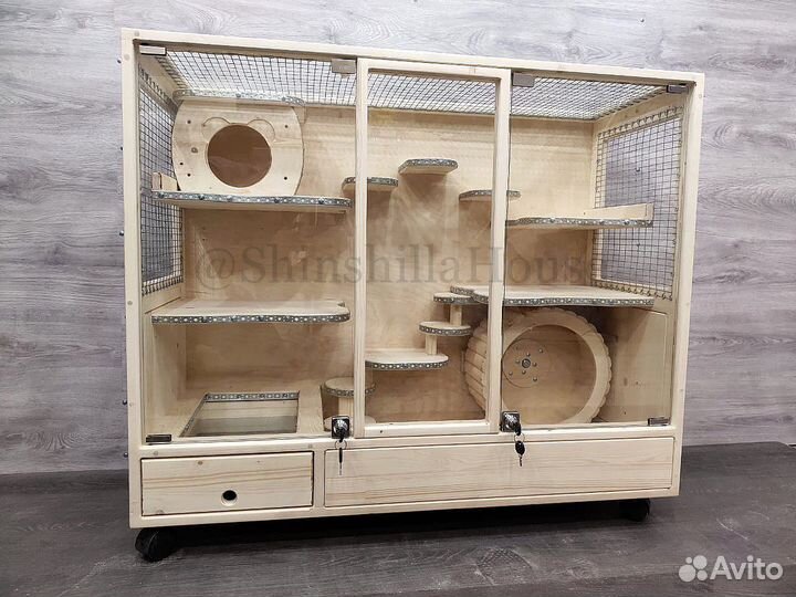 Клетки и витрины для Шиншиллы, Дегу, и других грыз