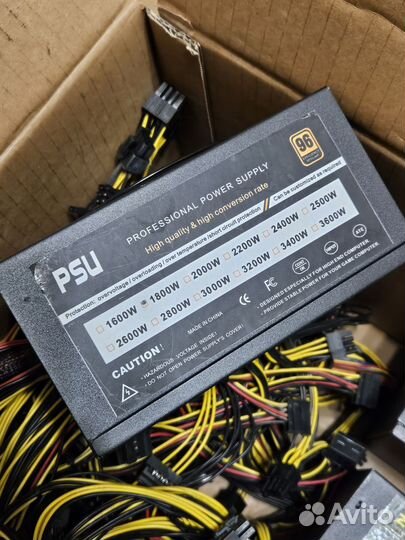 Блоки питания для майнинга Zumax 1850W, HP 2450W