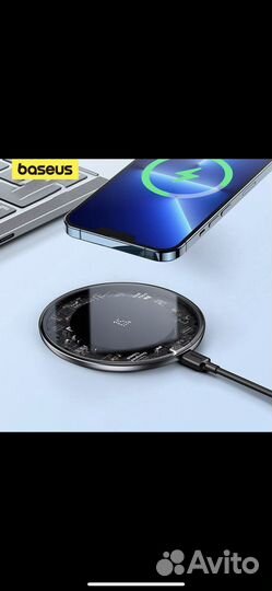 Беспроводная зарядка baseus 15 ватт