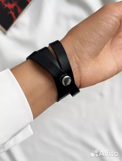 Браслет кожаный