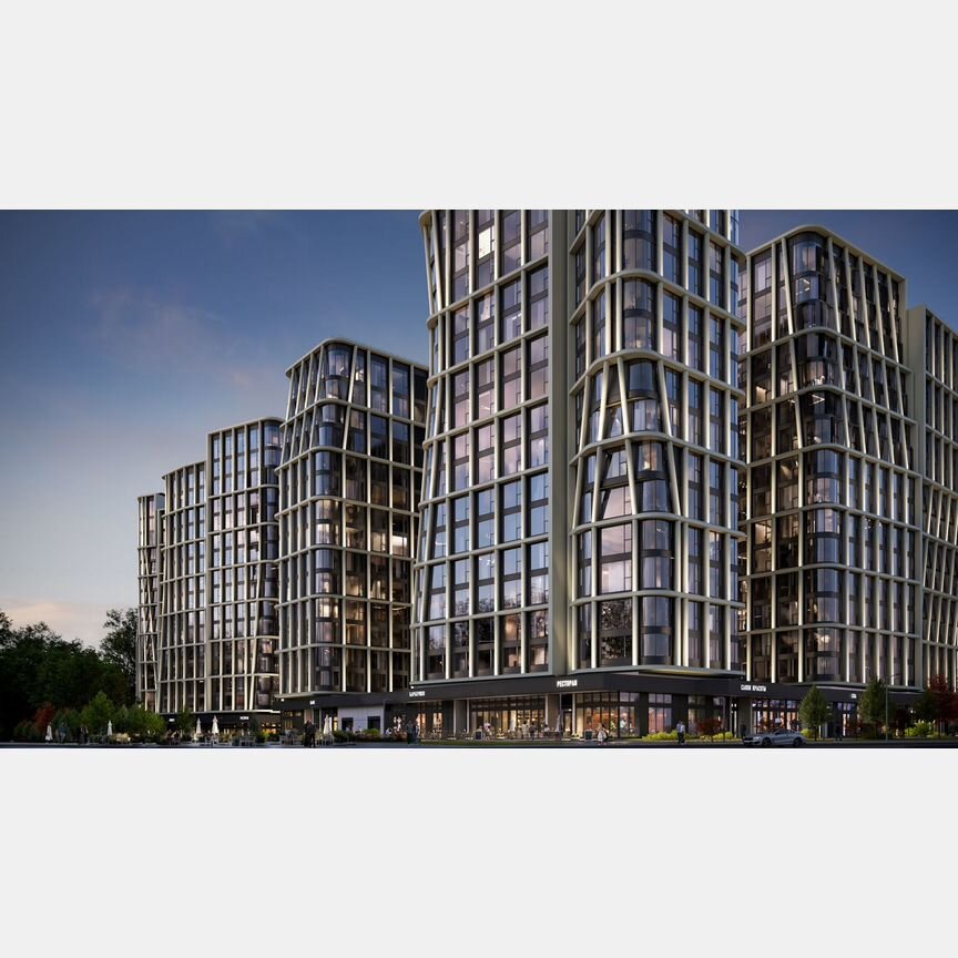 2-к. квартира, 79,4 м², 2/16 эт.