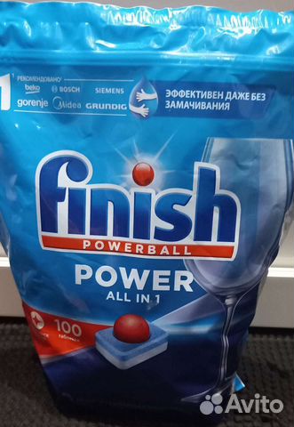 Таблетки для посудомоечных машин Finish
