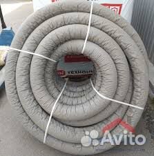 Труба дренаж. D110 без перф. с фильт.Тypar 50 п.м