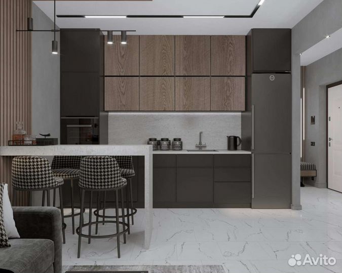 Дизайн интерьера/Планировки/Визуализации/Чертежи