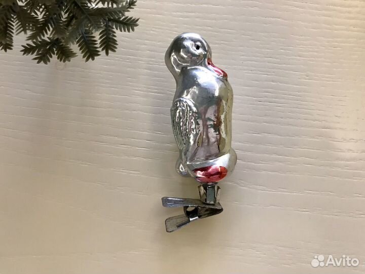 Елочная игрушка Серая Шейка