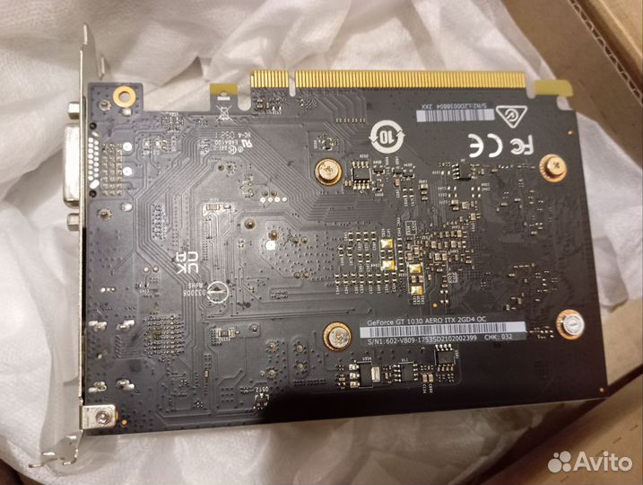 Видеокарта MSI nvidia GeForce GT 1030 aero