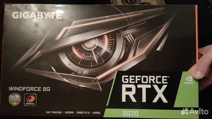 Видеокарта rtx 2070 gigabyte