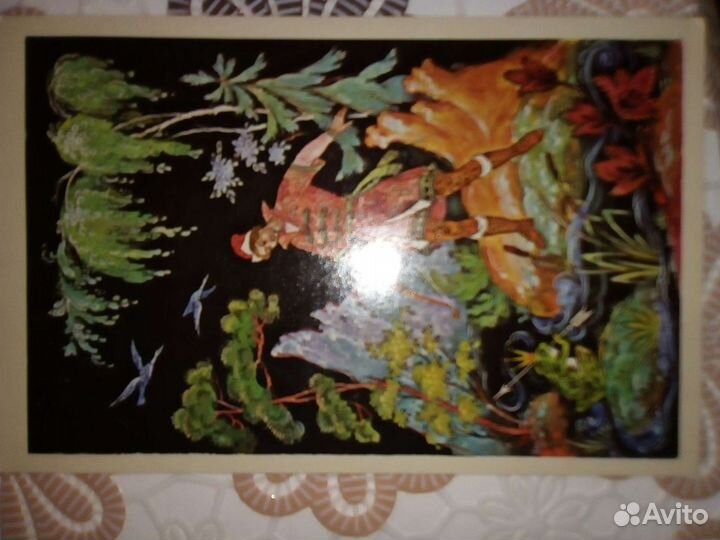 Открытки по сказке Царевня -лягушка