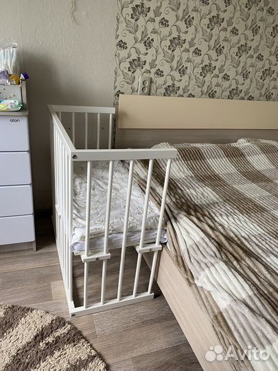 Приставная кроватка