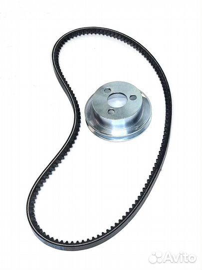 Уменьшенный шкив помпы с ремнем Классика ваз