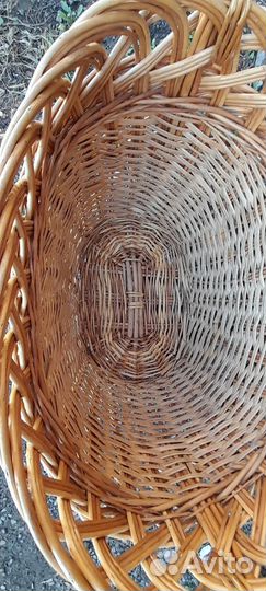 Корзина плетеная большая