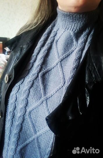 Шарф воротник удлинённый и шапочка