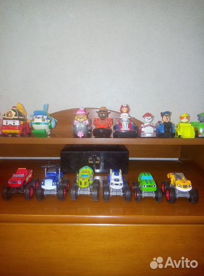 Щенячий патруль Робокар Поли Вспыш и Чудо машинки