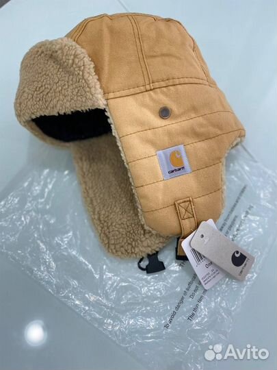 Шапка ушанка Carhartt меховая