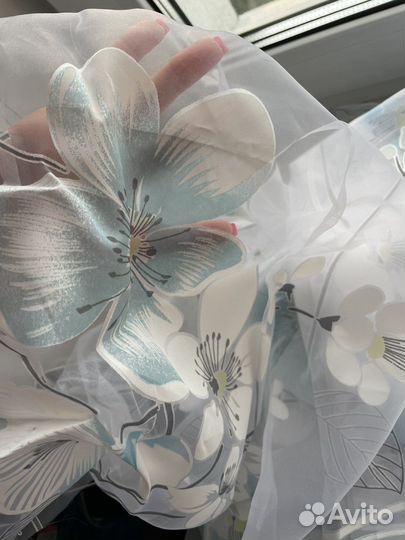 Тюль отрез на шторы