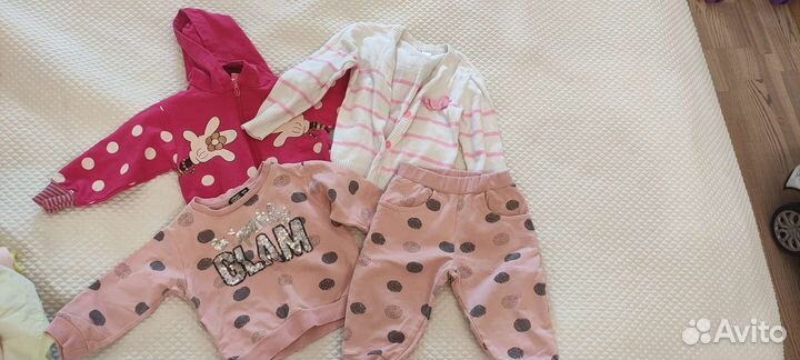 Вещи пакетом для девочки до года