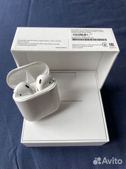 Наушники apple airpods